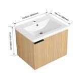 24 "Bathroom Vanity Combo for big Space,Modern Bathroom Cabinet Cabinet combination, Bathroom W1972P204941