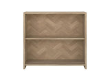 Herringbone/Oak 2 Shelf Bookcase 30673702