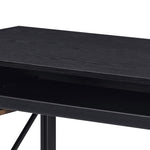 ZUN Black Computer Desk with Keyboard Tray B062P184575