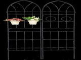 4 Pack Metal Garden Trellis 78.7" x 19.7" Rustproof Trellis for Climbing Plants Outdoor Flower W158681138