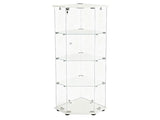 Tempered glass five-sided display cabinet,corner cabinet,liquor cabinet,with running lights,with W3155P449086
