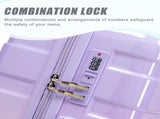 20"/24"/28" 3 pcs/set in PC Spinner Wheel Luggage, Carry on Suitcase, With Gradient Color and W2787P353558