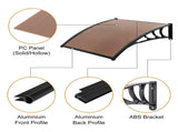 100 x 100 Household Application Door & Window Rain Cover Eaves Canopy 12626516