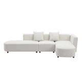 ZUN Luxury Modern Style Living Room Upholstery Sofa 41374046