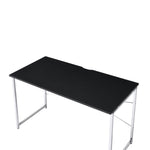 ZUN Tennos Black & Chrome Finish Writing Desk B2726P287550