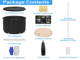 370L Bath Tub for Recovery, 97Gallon Large Cold Plunge Tub with 5-Layers Insulation, Portable 53236881