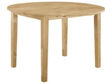 Natural and Tan 3-piece Dining Set with Drop Leaf B062P145452