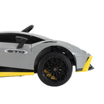 ZUN 24V Battery Powered Ride On Car for Kids, Licensed Lamborghini, Remote Control Toy Vehicle with W2181P149201