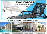 Aluminium Cast lounge chair 1pcs brown W640P292967