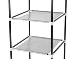 69" High-leg Non-woven Fabric Assembled Cloth Wardrobe Gray 52206518