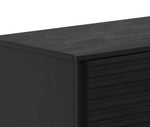 ZUN 89 inch TV Stand for TVs up to 100 inches, No Assembly Required, Black Finish B108P255354