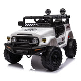 ZUN Licensed TOYOTA FJ Cruiser,12V Kids ride on car 2.4G W/Parents Remote Control,electric car for W1396107514