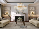 (Same as W1340126461/L5023) Crystal Chandelier Modern Chandelierss Fixture Hanging Pendant W1340P189288