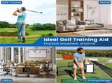 Portable Fiberglass Golf Swing Stick, Improve Grip & Shot Accuracy Golf Warm-Up Tool for Beginners & 64752200
