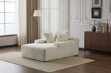 Oversized Chaise Lounge Chair Cozy Cloud Couch, Modern Plush Corduroy Upholstered Sleeper Sofa 70499596