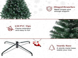 6FT Iron Leg White PVC 812 Branches Christmas Tree 46802039