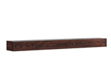 60" Wall-Mounted Fireplace Mantel Shelf, Natural Wood Floating Farmhouse Shelf for Wall Decor, 50 lb 67297701