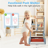 Wooden Baby Walker with Multi-Activity Center 65389002