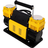 12V Dual Cylinder Heavy Duty Air Compressor,Tire with Pressure Gauge, Max 150 PSI,Tire 26483826