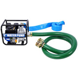 ZUN Semi Trash Pump 3 inch, 209cc 7HP 4 stroke OHV ENGINE, Gas Powered Semi Trash Water Pump 50 ft W465134908