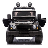 ZUN Licensed 2015 Land Rover Defender 90,24V Kids Ride On XXL Car W/Parents Control,2wd,Four-wheel W1396P190413