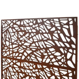 Outdoor & Indoor Privacy Metal Privacy 76" H48" W, Freestanding Decorative Privacy W465P193191