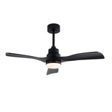 Hot sales 42 Inch Ceiling Fans with Lights and Remote, Black Ceiling Fan for Patios with Light 3 W2991P338642