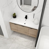 48 Inch Bathroom Cabinet With Sink,Soft Close Doors and Drawer,Float Mounting Design,48x18 W99984814