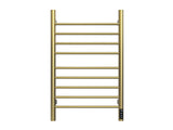 Brushed Gold Heated Rack for Bathroom,Wall Mounted with Intelligent Touch Screen Timer, 9-Bar 82580761