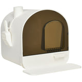 ZUN Fully Enclosed Cat Litter Box/Cat Litter Box 13605943