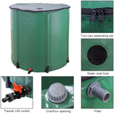 ZUN 200 Gallon Folding Rain Barrel Water Collector Green 22520505