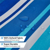8 Ft Beach Umbrella With UV Protection 16-Ribbed Windproof Frame 67702970