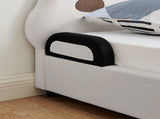 Twin Size Cute Panda-Shaped Kids Bed with Safety Soft Padded Edges, Solid Wood Toddler Bed Frame for W1413P384935