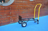 Hand Truck Dual Purpose 2 Wheel Dolly Cart and 4 Wheel Push Cart with Swivel Wheels 330 Lbs Capacity W22758805