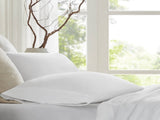 4 Pieces Cal King Sateen Sheet Set,White B035P381314