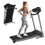 ZUN Foldable Treadmill 2.5HP Electric Folding Treadmill Running Walking Machine for Home Gym, Max 265 91264612