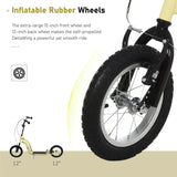 12-inch children's scooter with adjustable height. - yellow 53498091