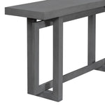 ZUN U_STYLE Contemporary Console Table with Wood Top, Extra Long Entryway Table for Entryway, Hallway, WF305653AAG