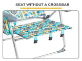 17 Inch Seat Height Beach Chair for Adults, Folding Portable Camping Chair with Headrest, Cup 80999442