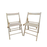 FOLDING CHAIR-2/S, FOLDABLE STYLE -NATURAL W49553507