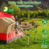 Folding Camping Table, Portable Upgraded Carbon Steel Table with Heavy Duty Carrying Bag, 41788191