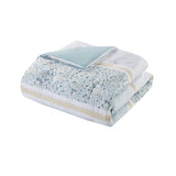 King/Cal King 5 Piece Seersucker Comforter Set with Throw Pillows B035128847