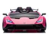 Lamborghini Huracan Sto 24V Kids Electric Ride-On Drift Car Speeds 1.86-5.59 MPH, Ages 3-8, Foam W1578P210770