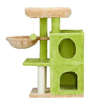 ZUN 33 inch Cat Tree Cat Tower for Indoor Cats, Cat Activity Center Play House with Large Padded Perch, 75858687