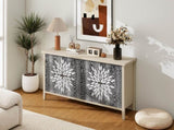 Sideboard Buffet Cabinet, Storage Cabinet with Storage,Modern Storage Cabinet with 4 Doors & W688P232758