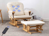 Massage Glider Rocker Replacement Cushions with Storage Pocket, 5PCS, Soft Velvet Thickened, 55672170