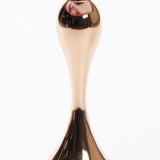 Mermaid Tail End Coffee Table Round Side Table, Modern Metal Pedestal Table, Minimalist Accent Table W2664P232836