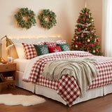 2PCS Set Christmas Wreath Eucalyptus Candle Rings 14.2in Green Artificial plants Home Door Decor 64144945