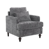 COOLMORE Wood Frame Armchair, Modern Accent Chair Lounge Chair for Living Room,Tufted Club Chair, W395P151908