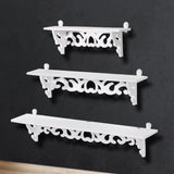 Set of 3 Floating Wall Shelves Bookshelf Display Wall Shelf Storage Rack 30401635
